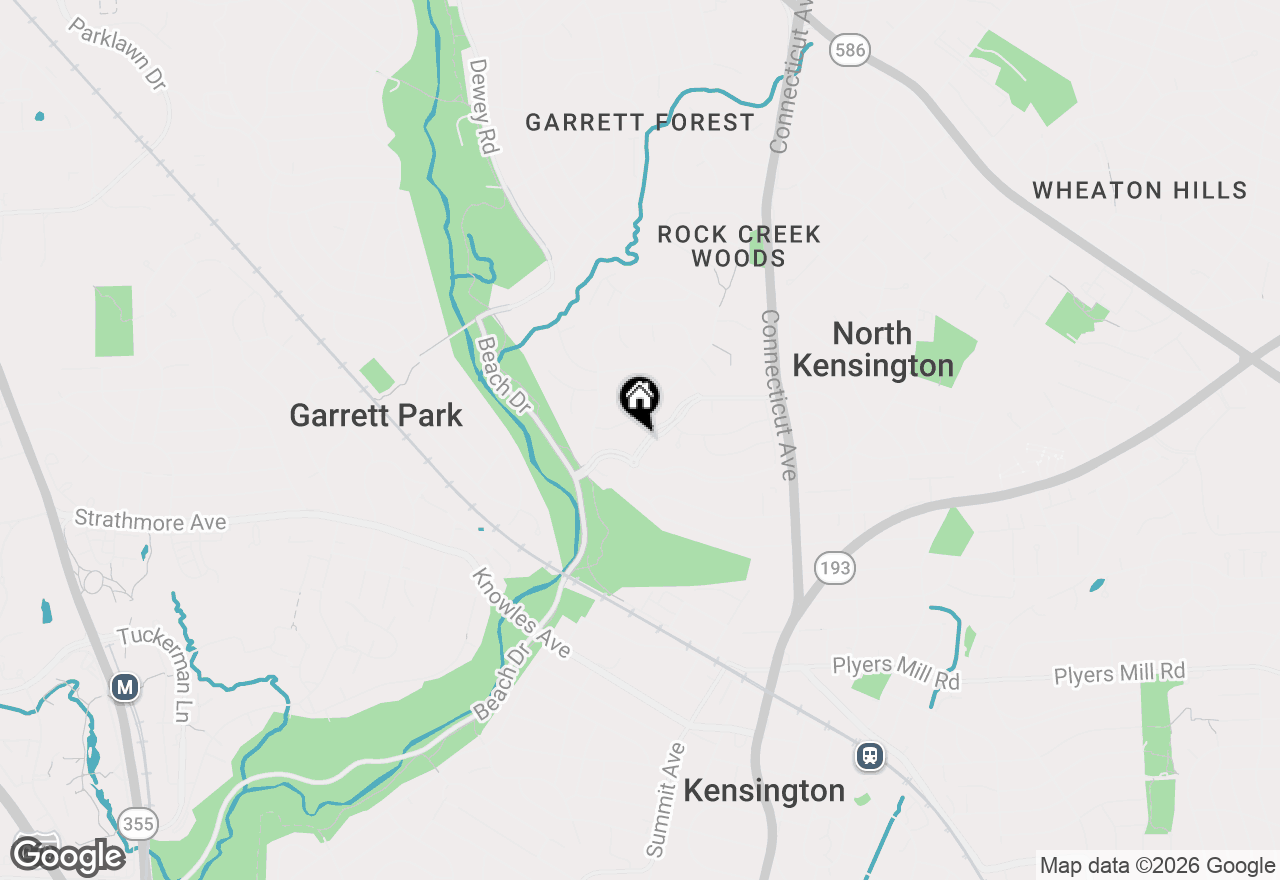 Map of 4119 Denfeld Avenue, Kensington, MD 20895