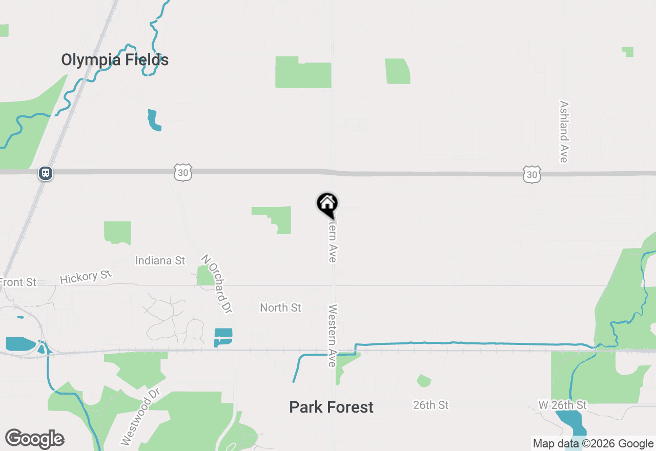 Map of 403 Todd Street, Park Forest, IL 60466
