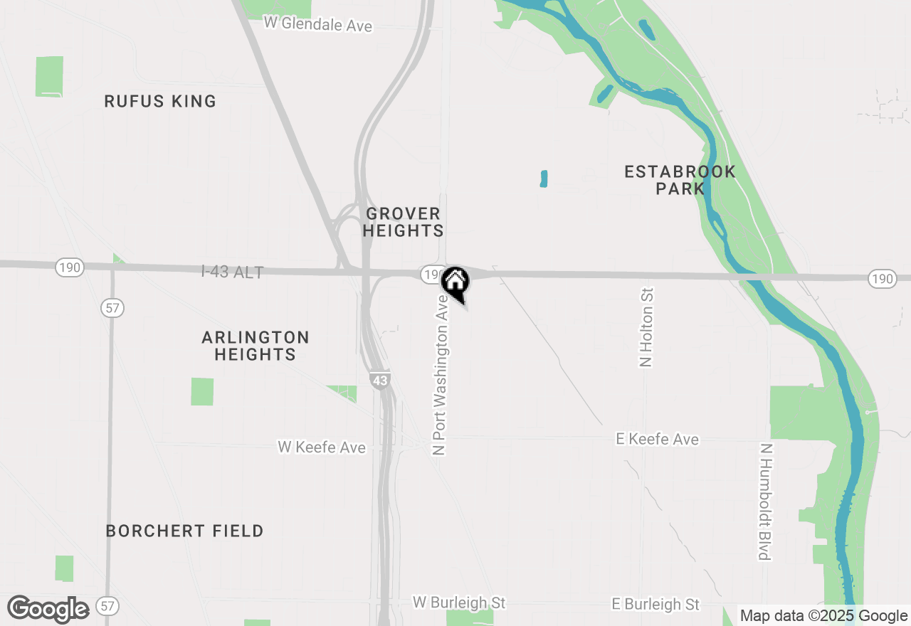 Map of 3873 Dr William Finlayson St, Milwaukee, WI 53212