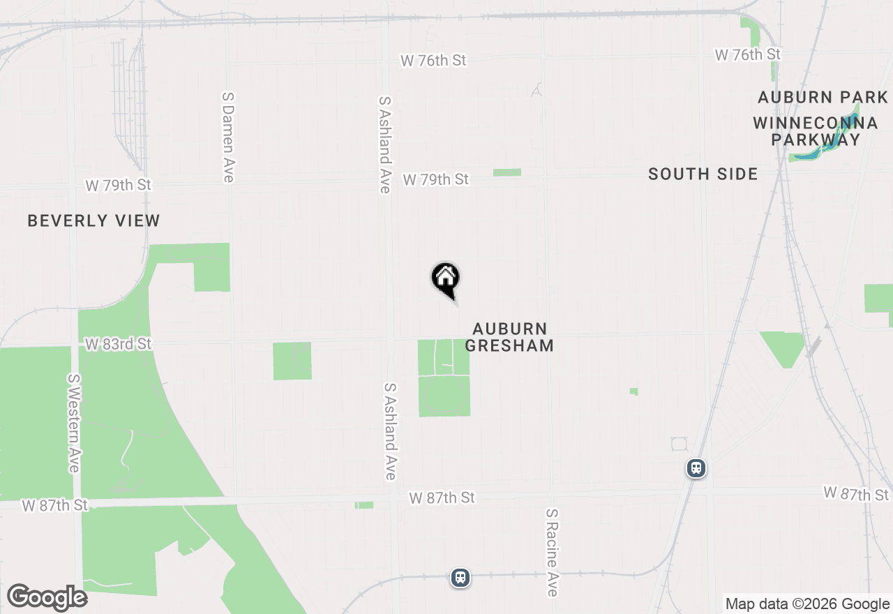 Map of 8212 S Bishop Street, Chicago, IL 60620