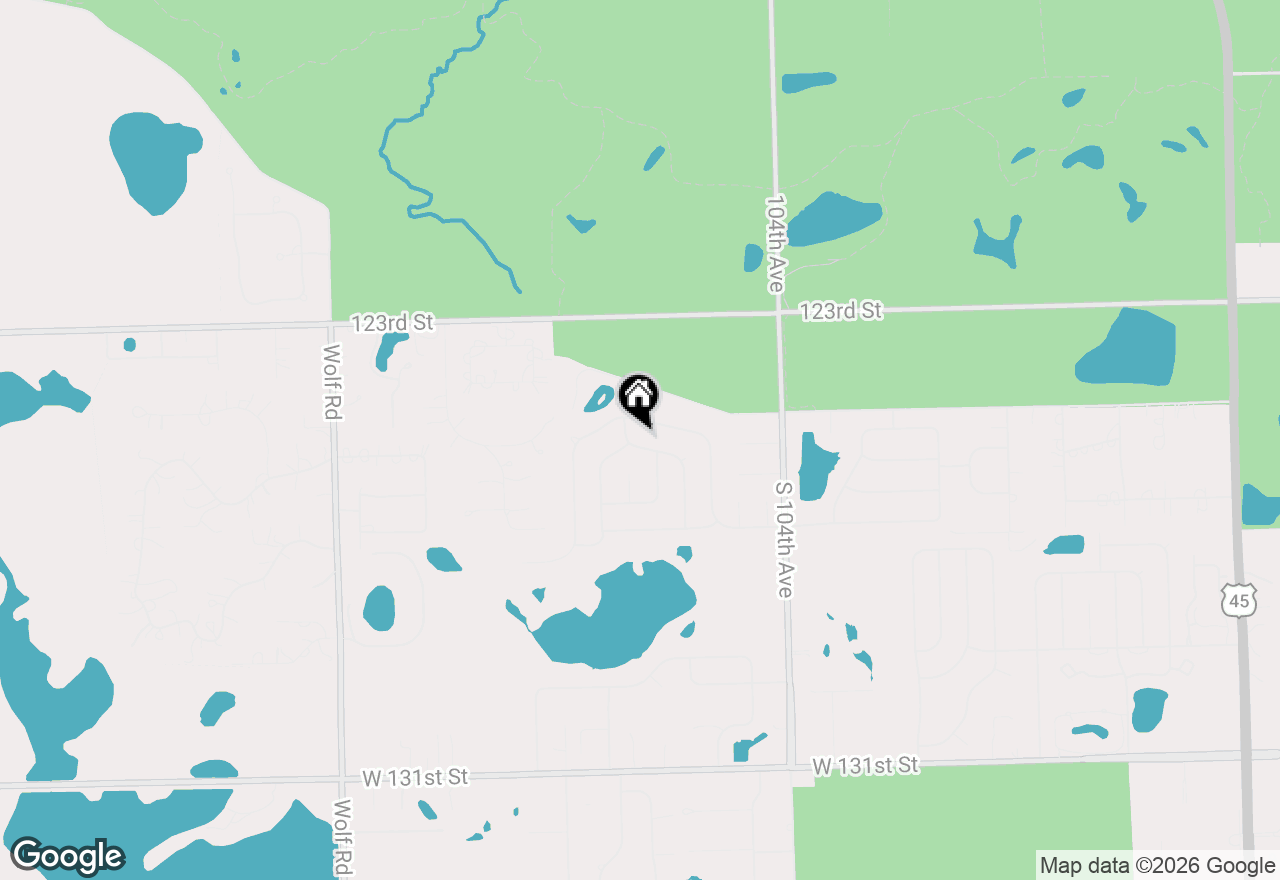 Map of 10650 Wildwood Drive, Palos Park, IL 60464