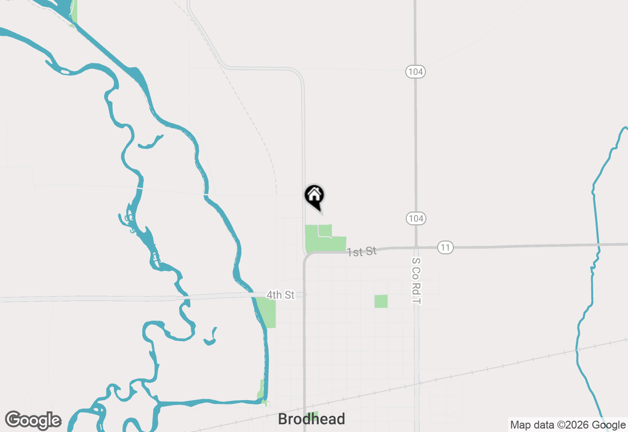 Map of N305 E 2nd Avenue, Brodhead, WI 53520