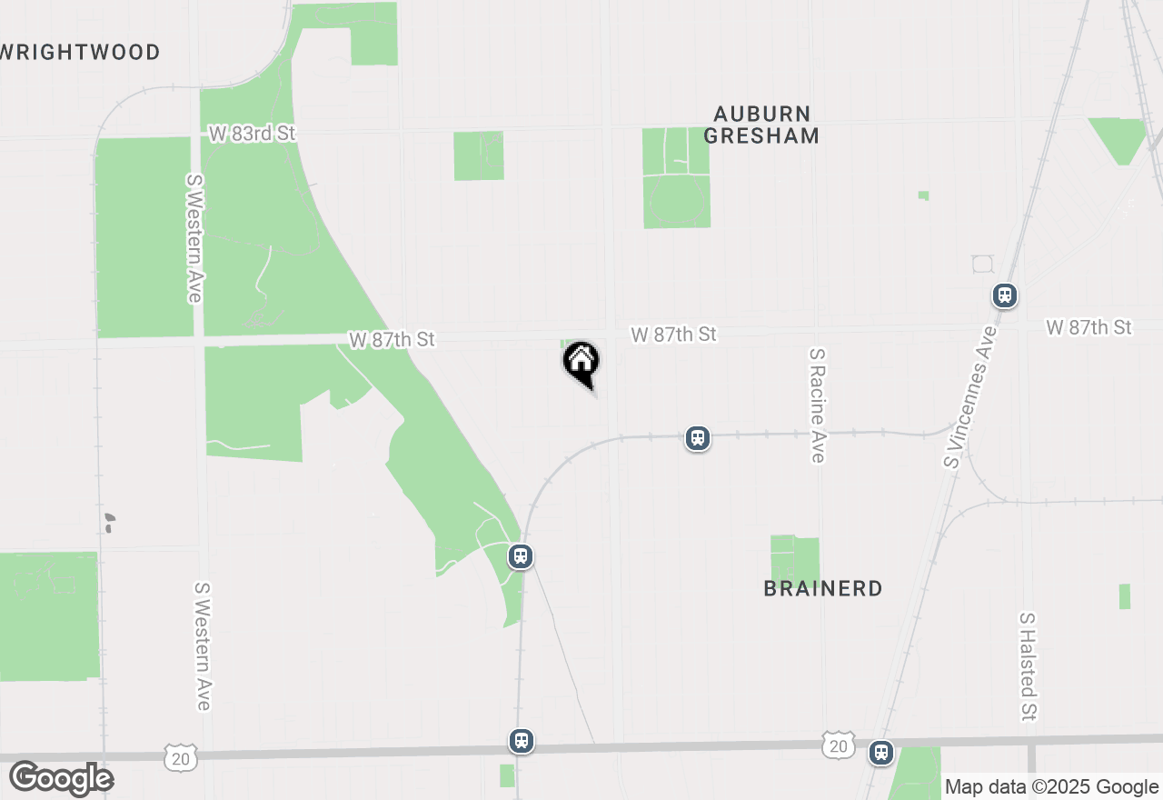 Map of 8812 S Marshfield Avenue, Chicago, IL 60620