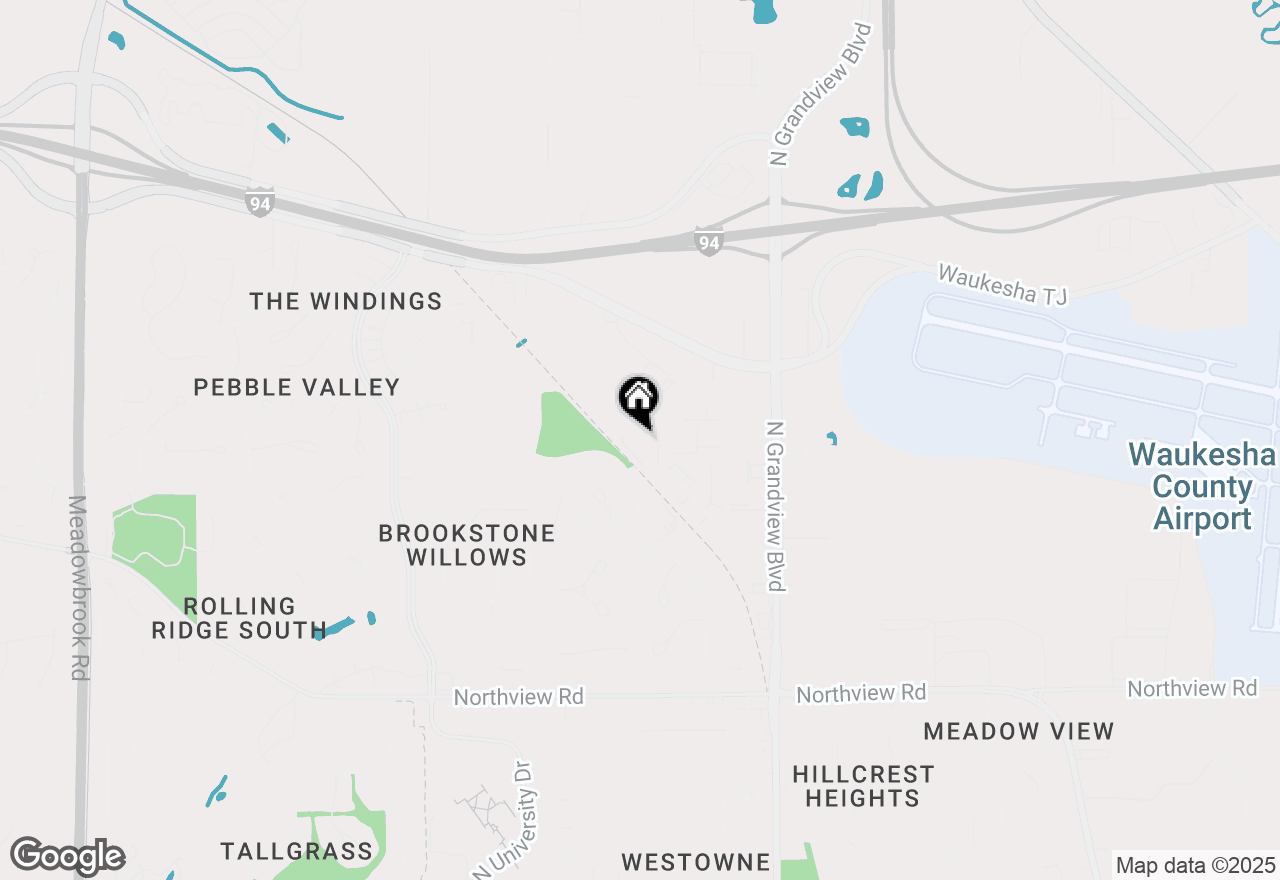 Map of 2116 Woodburn Rd #B, Waukesha, WI 53188