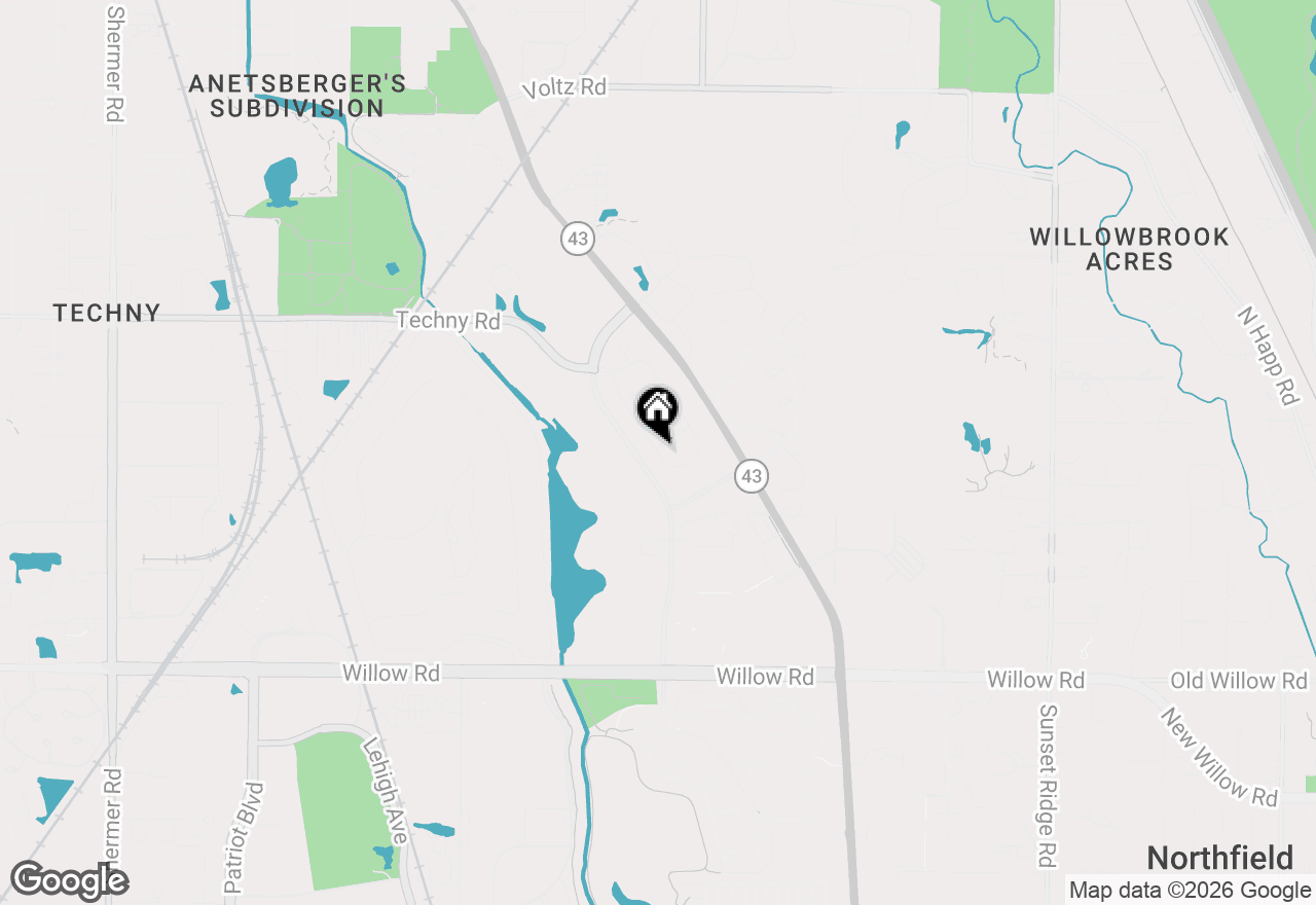 Map of 2240 Washington Drive, Northbrook, IL 60062