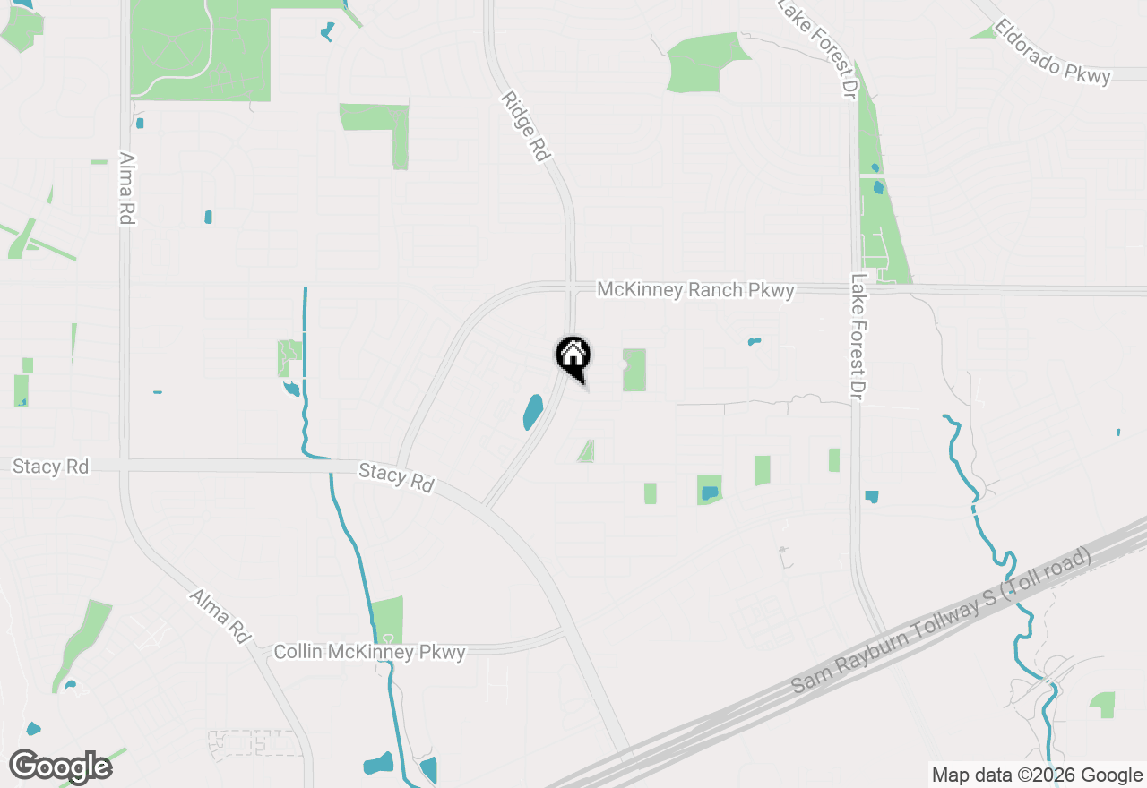 Map of 5940 Chisholm Trail, Mckinney, TX 75070