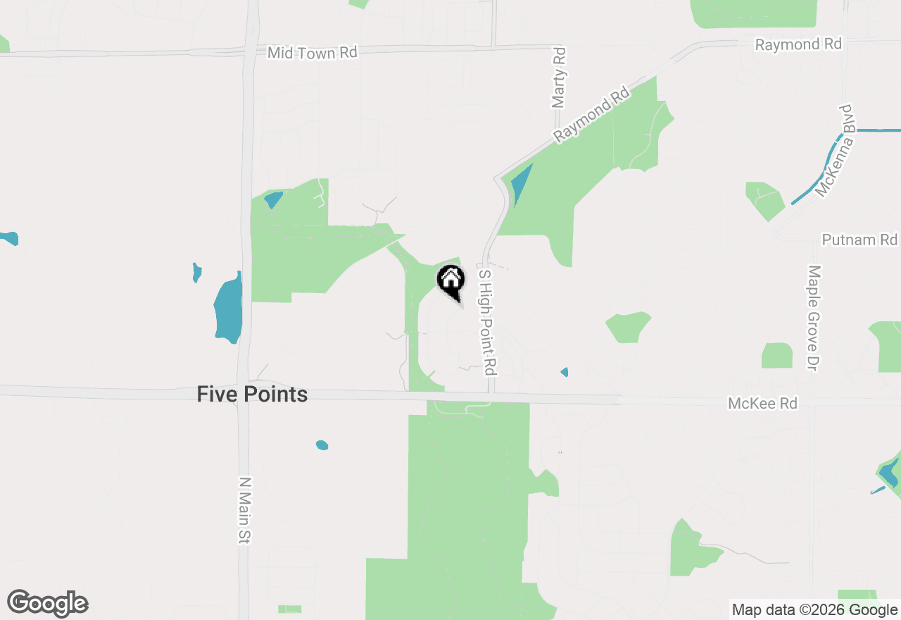 Map of 2934 Winter Park Place, Madison, WI 53719