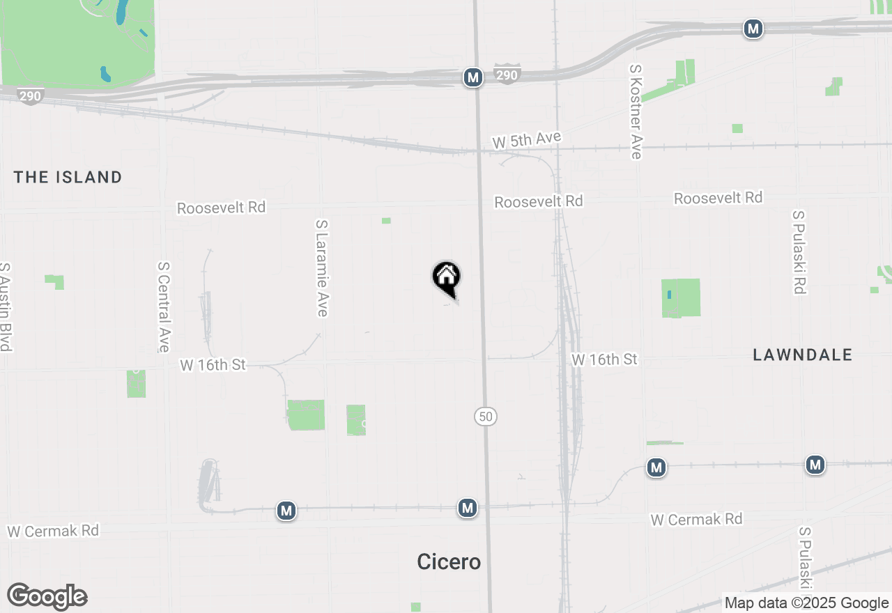 Map of 1429 S 49th Avenue #3, Cicero, IL 60804