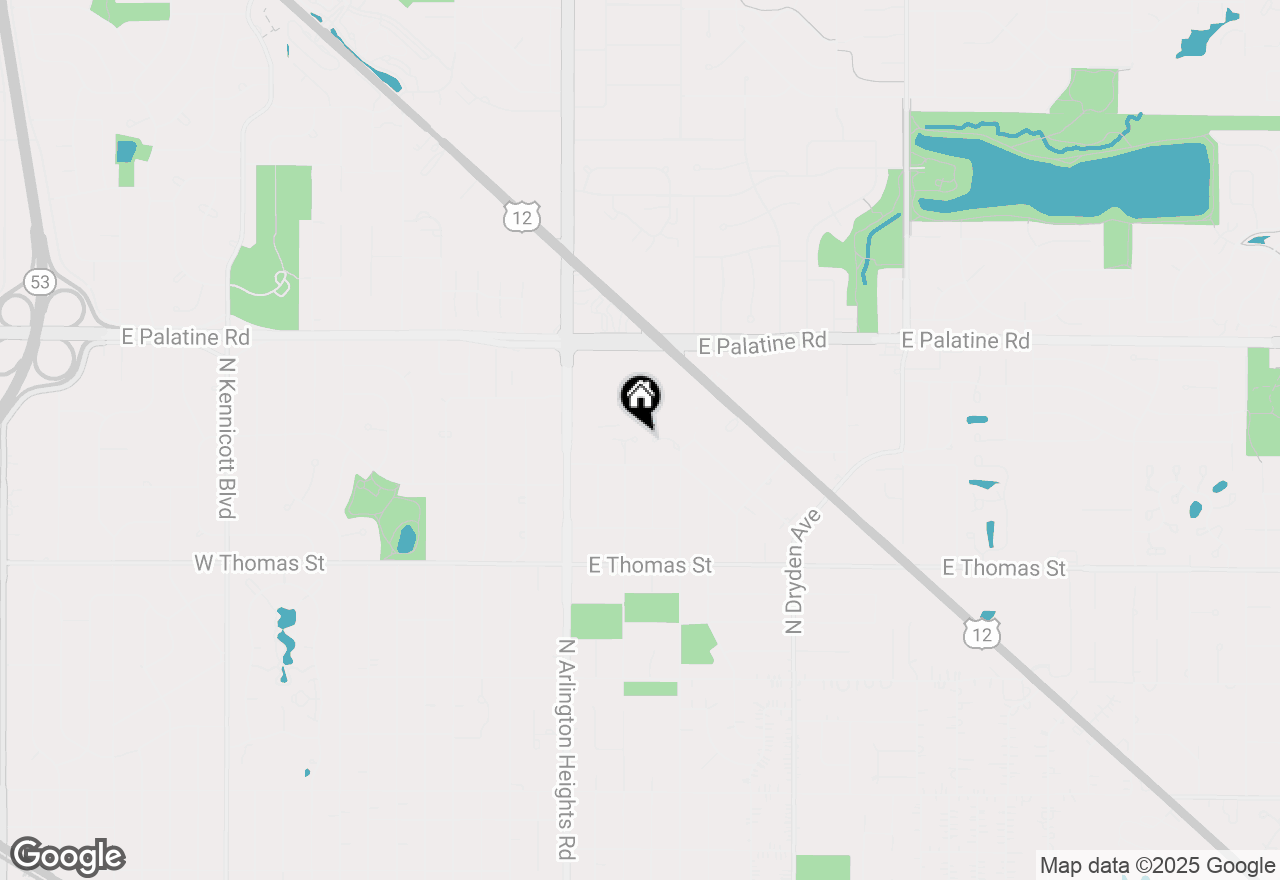 Map of (Address confidential), Arlington Heights, Illinois 60004