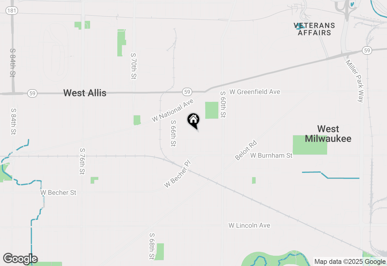 Map of 6314 W Mitchell St #LF, West Allis, WI 53214