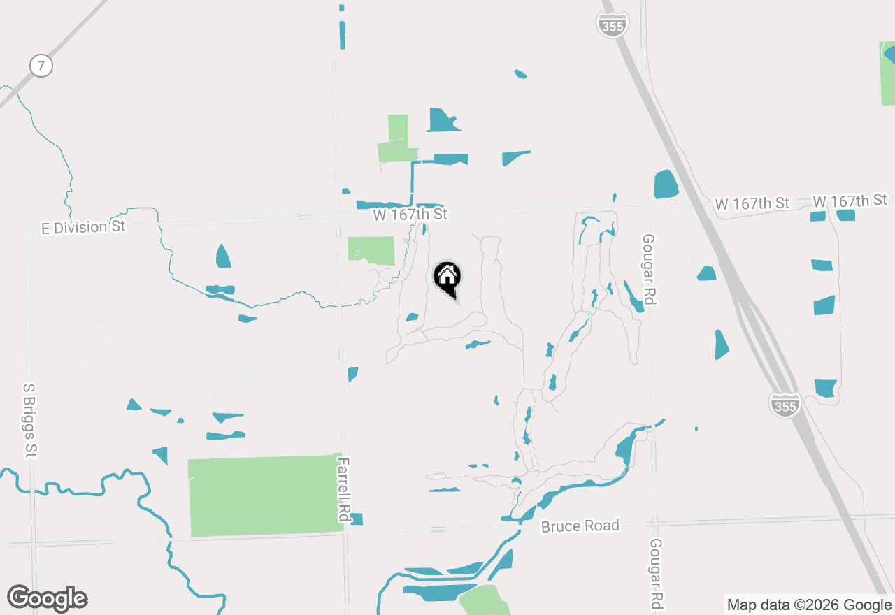 Map of 16946 Mohican Drive, Lockport, IL 60441