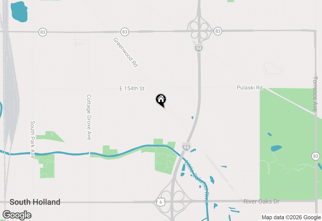 Map of 1339 Prince Drive, South Holland, IL 60473