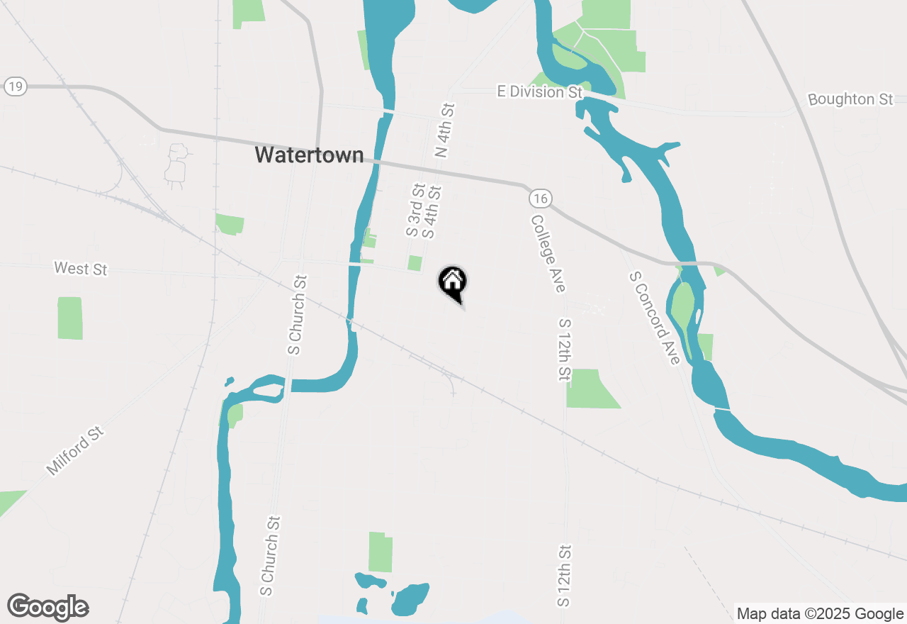 Map of 811 S 6th St, Watertown, WI 53094