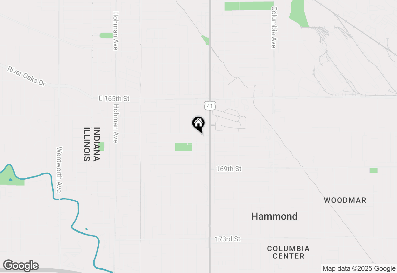 Map of 720 E Locust Street, Hammond, IN 46324