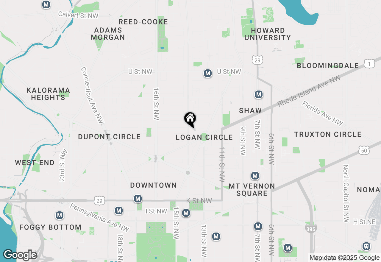 Map of 1515 14th Street Nw #302, Washington, DC 20005