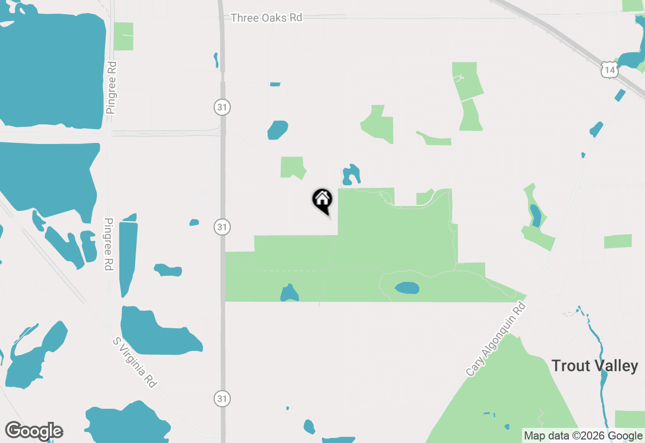 Map of 1508 Summerhill Lane, Cary, IL 60013