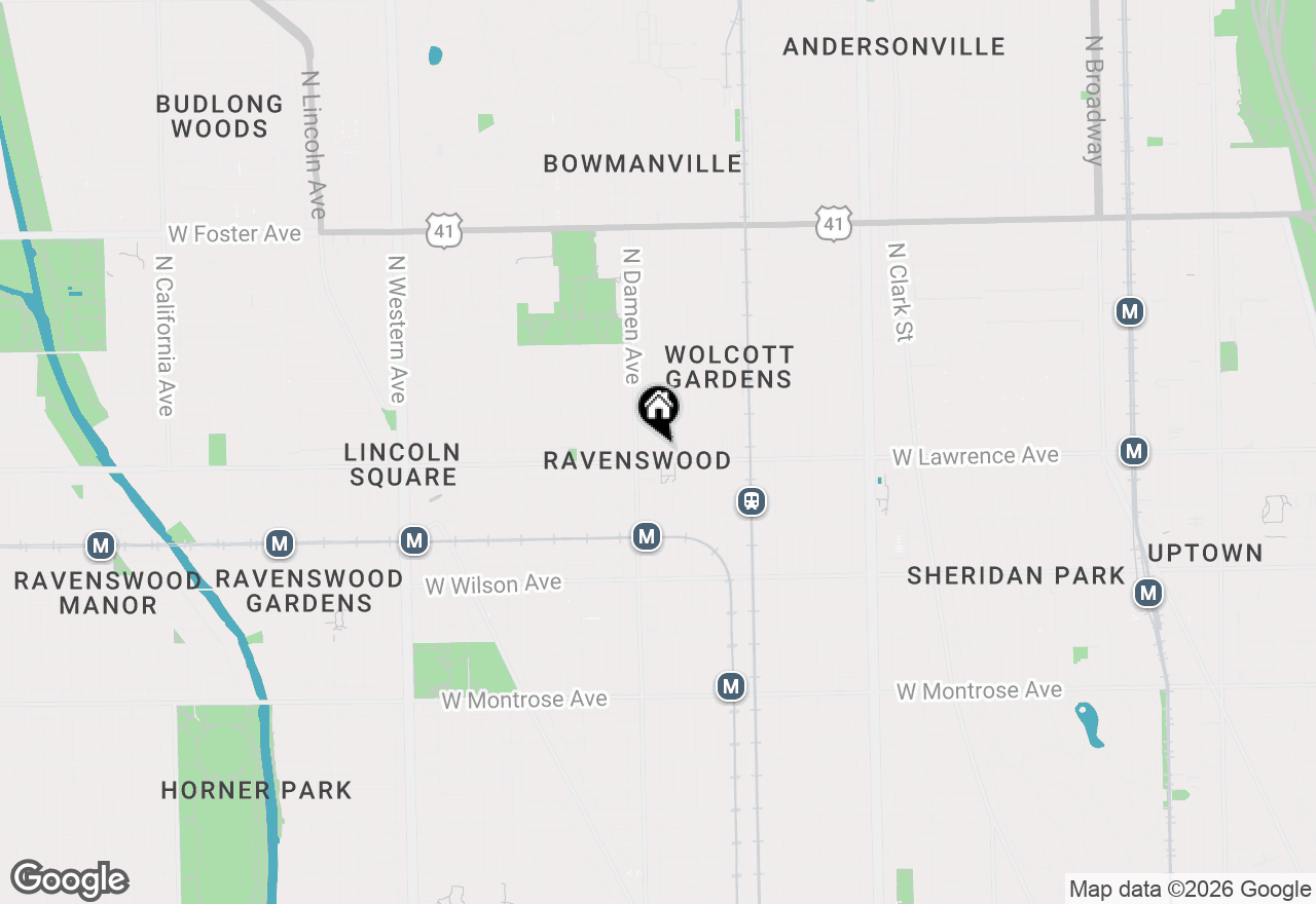 Map of 1950 W Lawrence Avenue #401, Chicago, IL 60640