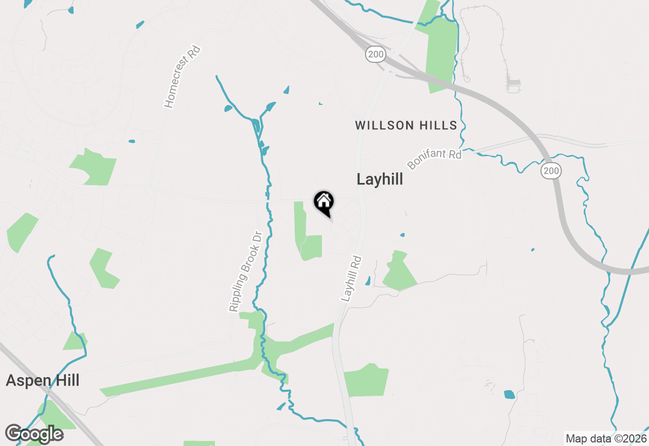 Map of 2344 Red Eagle Court #21, Silver Spring, MD 20906