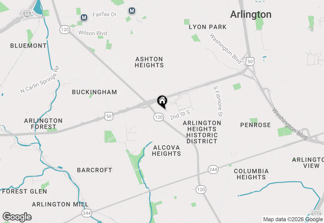 Map of 30 S Old Glebe Road #202-E, Arlington, VA 22204
