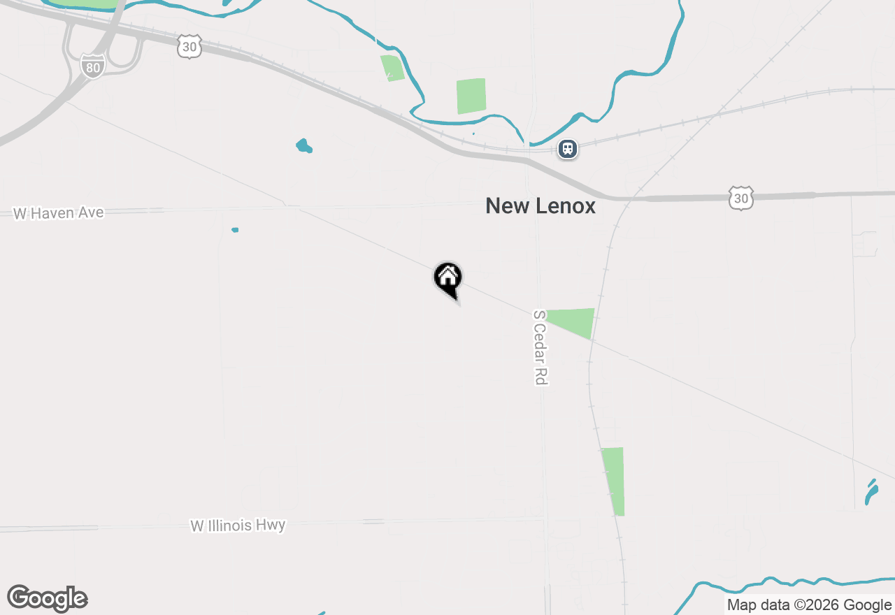 Map of 604 Oxford Court, New Lenox, IL 60451