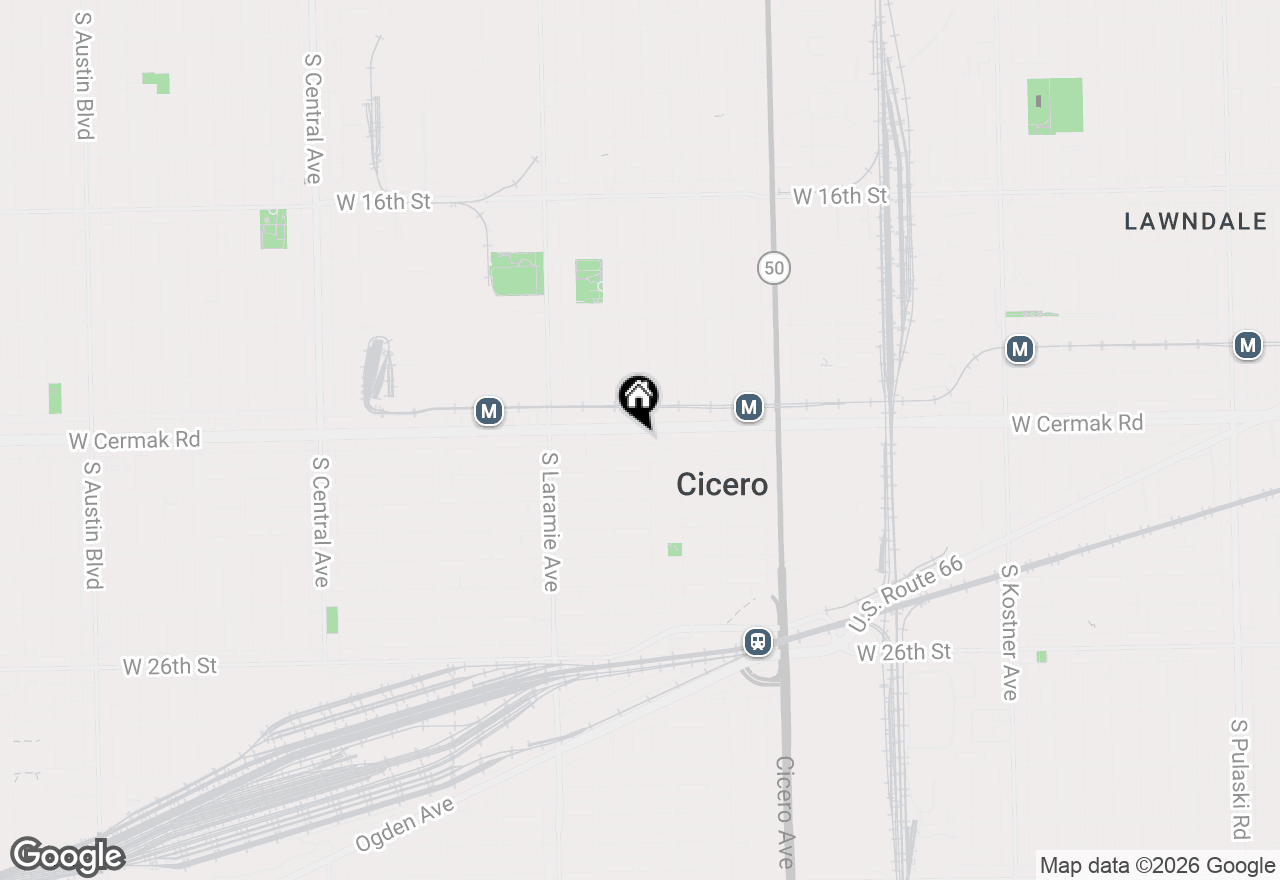 Map of 5017 W Cermak Road #5, Cicero, IL 60804