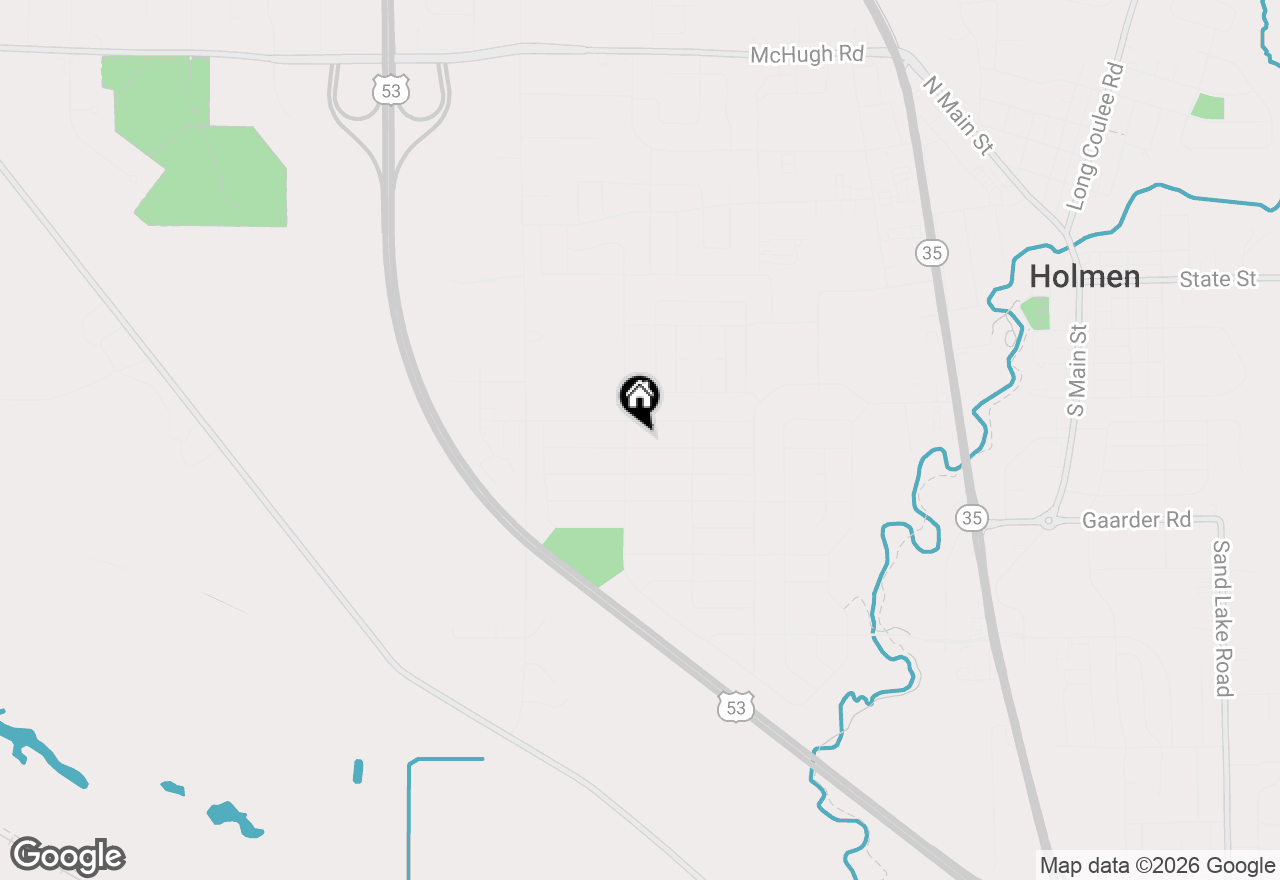 Map of 913 Deerfield St, Holmen, WI 54636