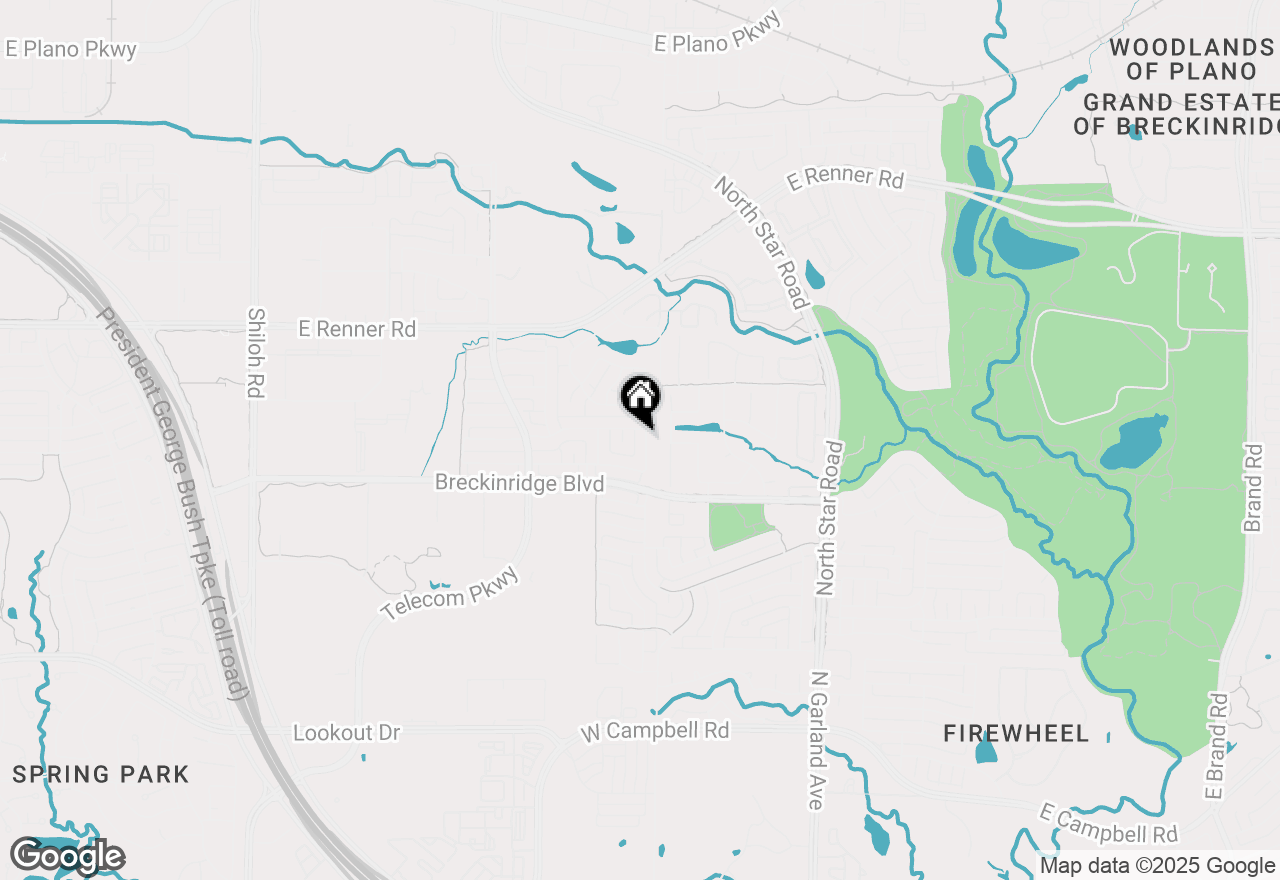 Map of 3109 Fernhurst Drive, Richardson, TX 75082