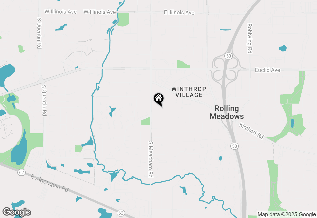 Map of 4760 Fairfax Avenue, Palatine, IL 60067