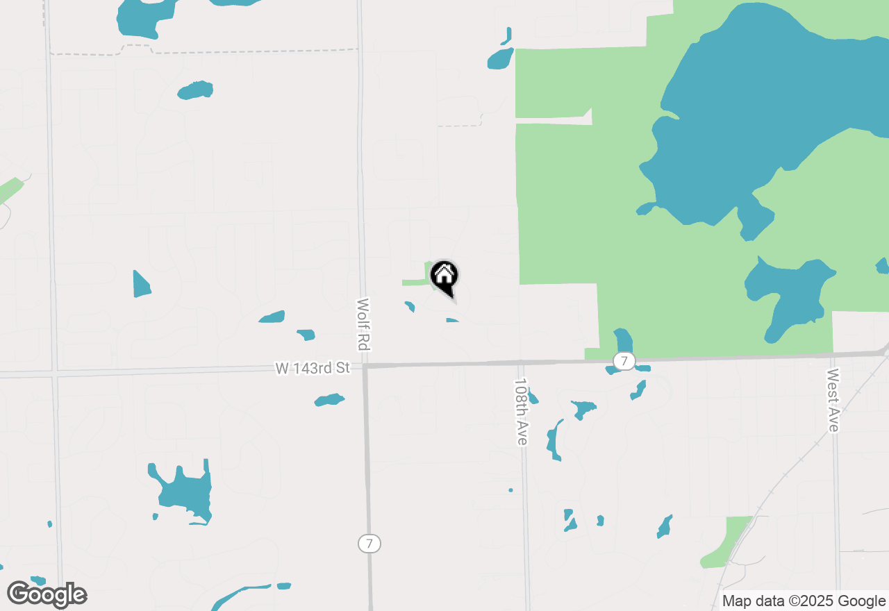 Map of 10944 Arbor Ridge Drive, Orland Park, IL 60467