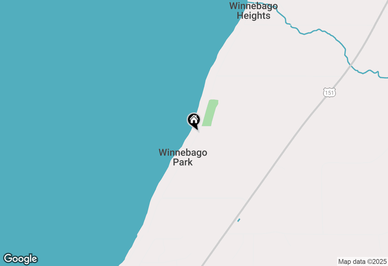 Map of N9572 Winnebago Park Rd, Fond Du Lac, WI 54937