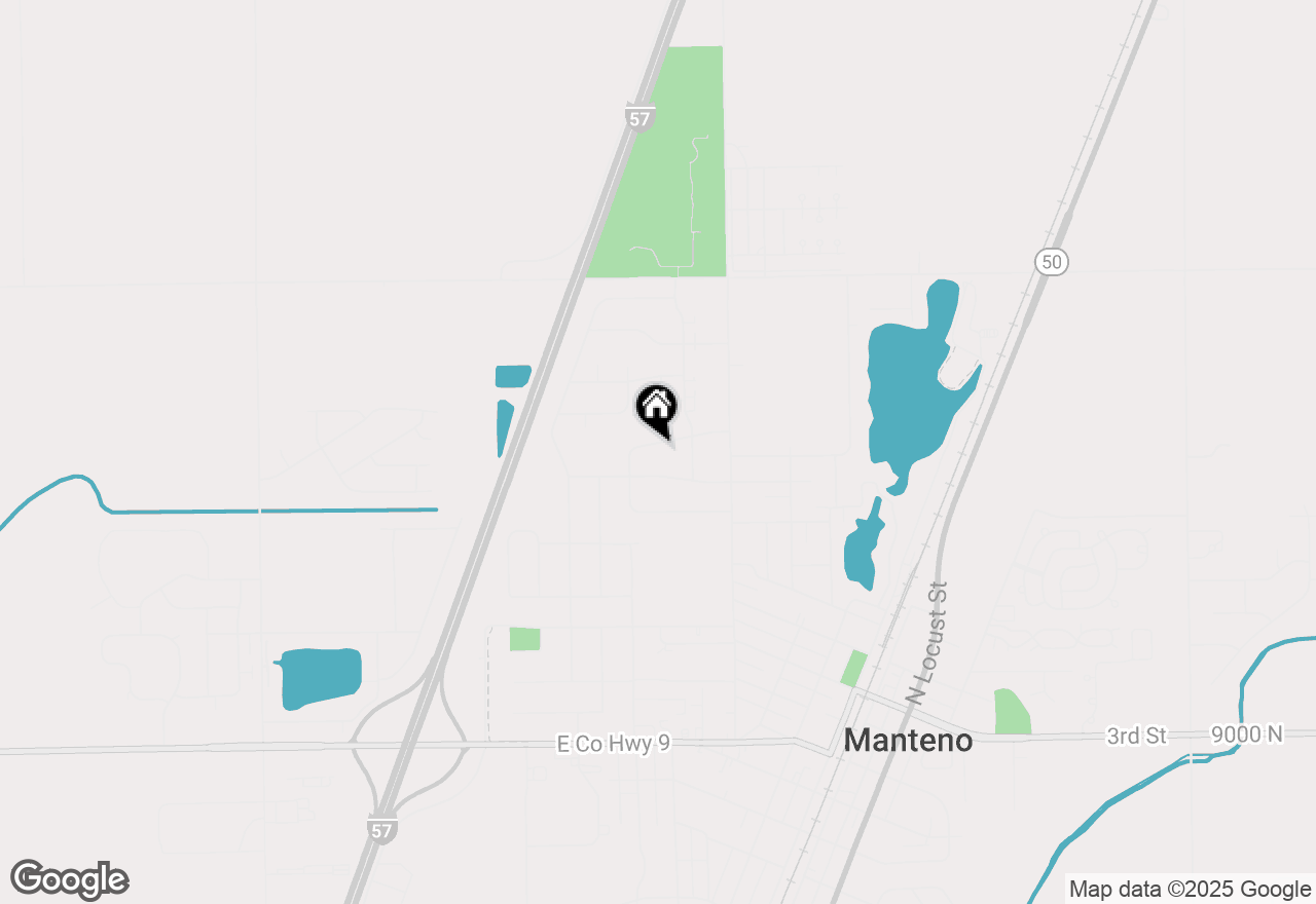 Map of 496 Water Tower Road N, Manteno, IL 60950