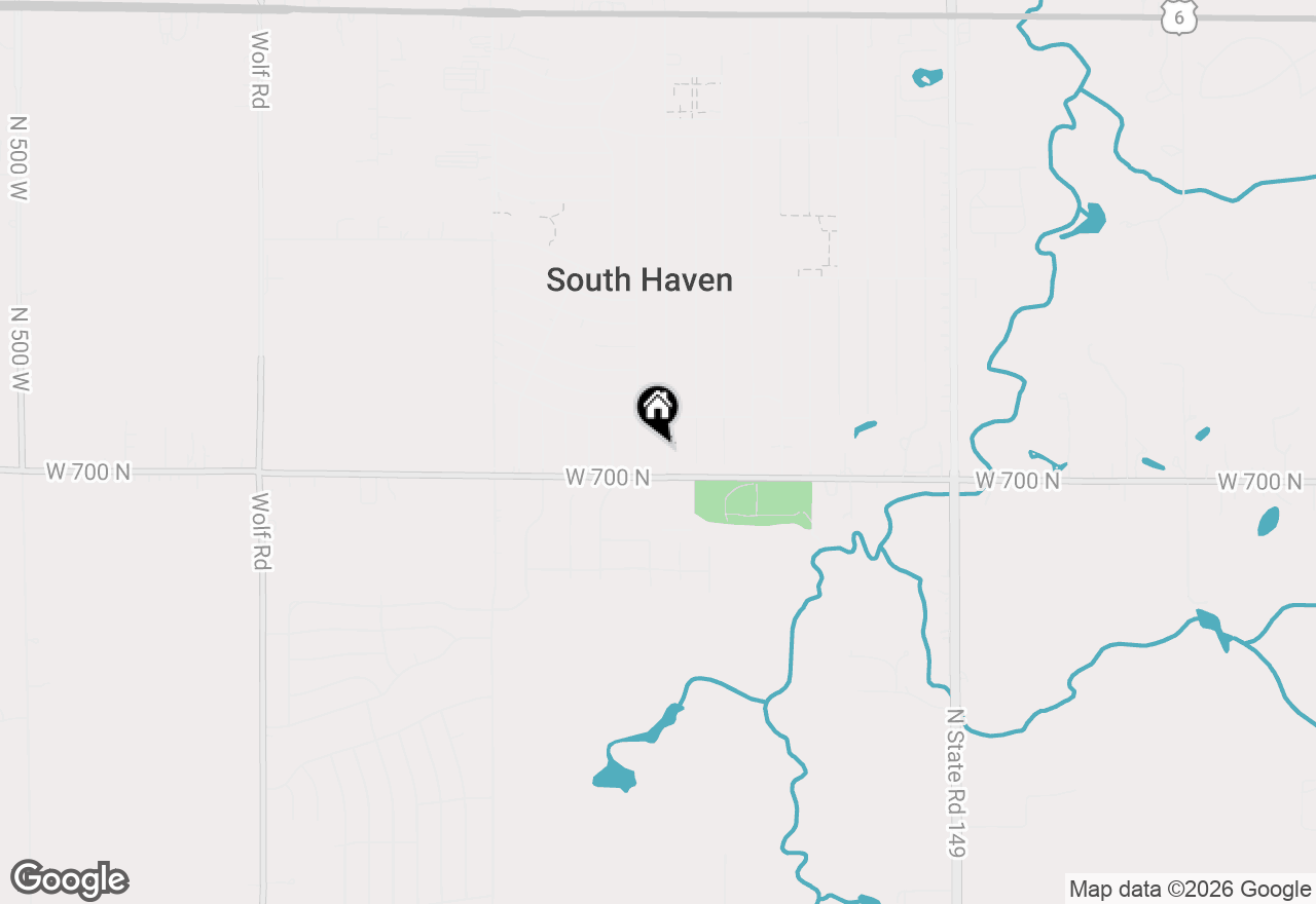 Map of 734 1 Juniper Road, Valparaiso, IN 46385