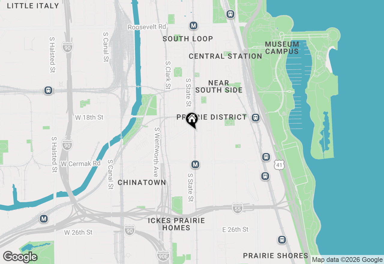 Map of 1911 S State Street #1, Chicago, IL 60616