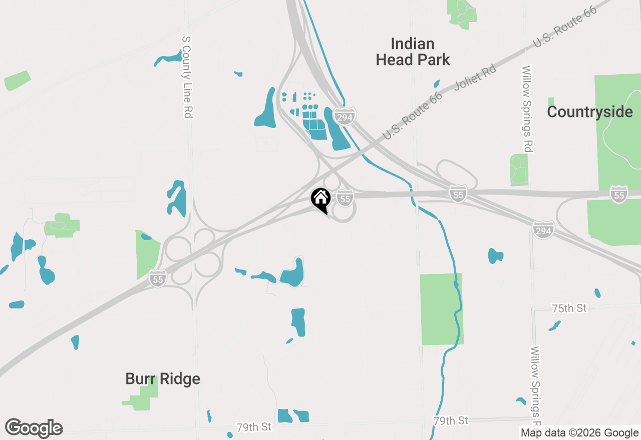 Map of 7154 Fair Elms Avenue, Burr Ridge, IL 60527