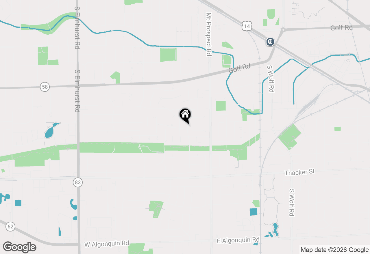 Map of 170 Westmere Road, Des Plaines, IL 60016