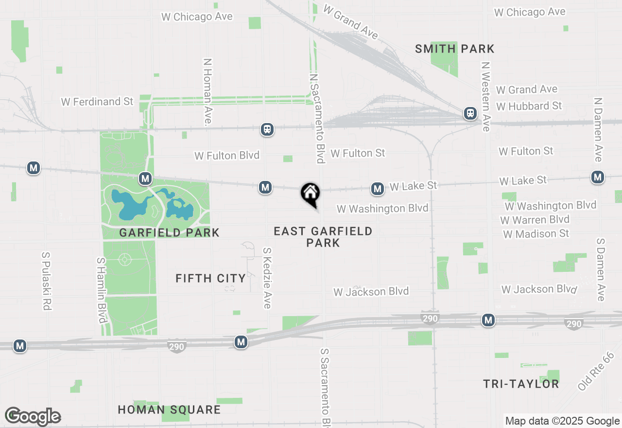 Map of 3025 W Washington Boulevard, Chicago, IL 60612