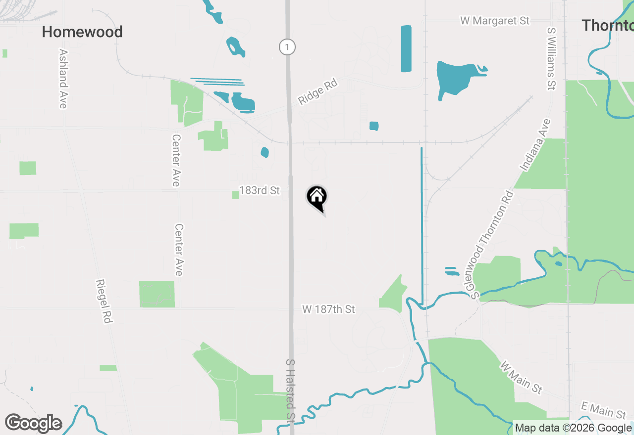 Map of 518 N Roberts Drive #2A, Glenwood, IL 60425