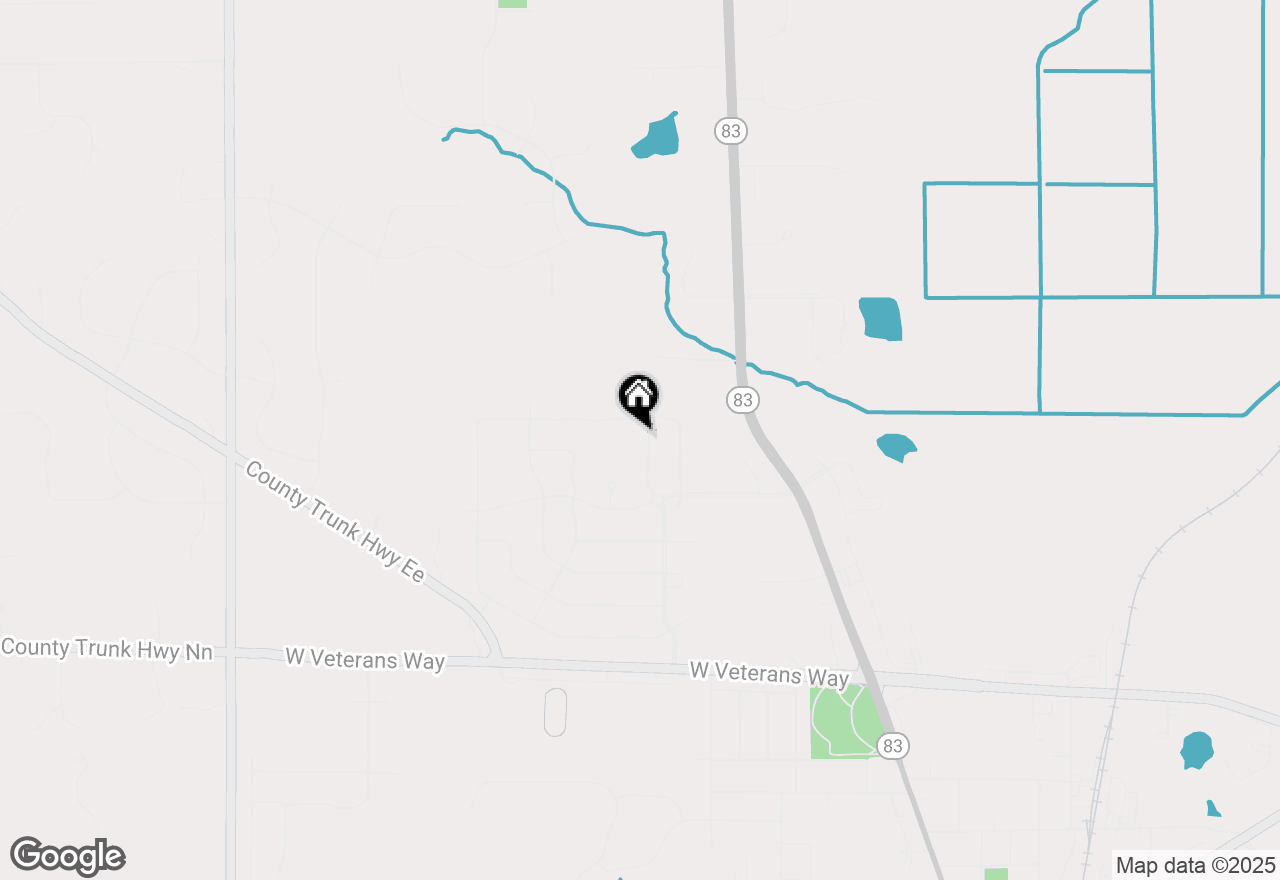 Map of 1625 Fairwinds Blvd #LT35, Mukwonago, WI 53149