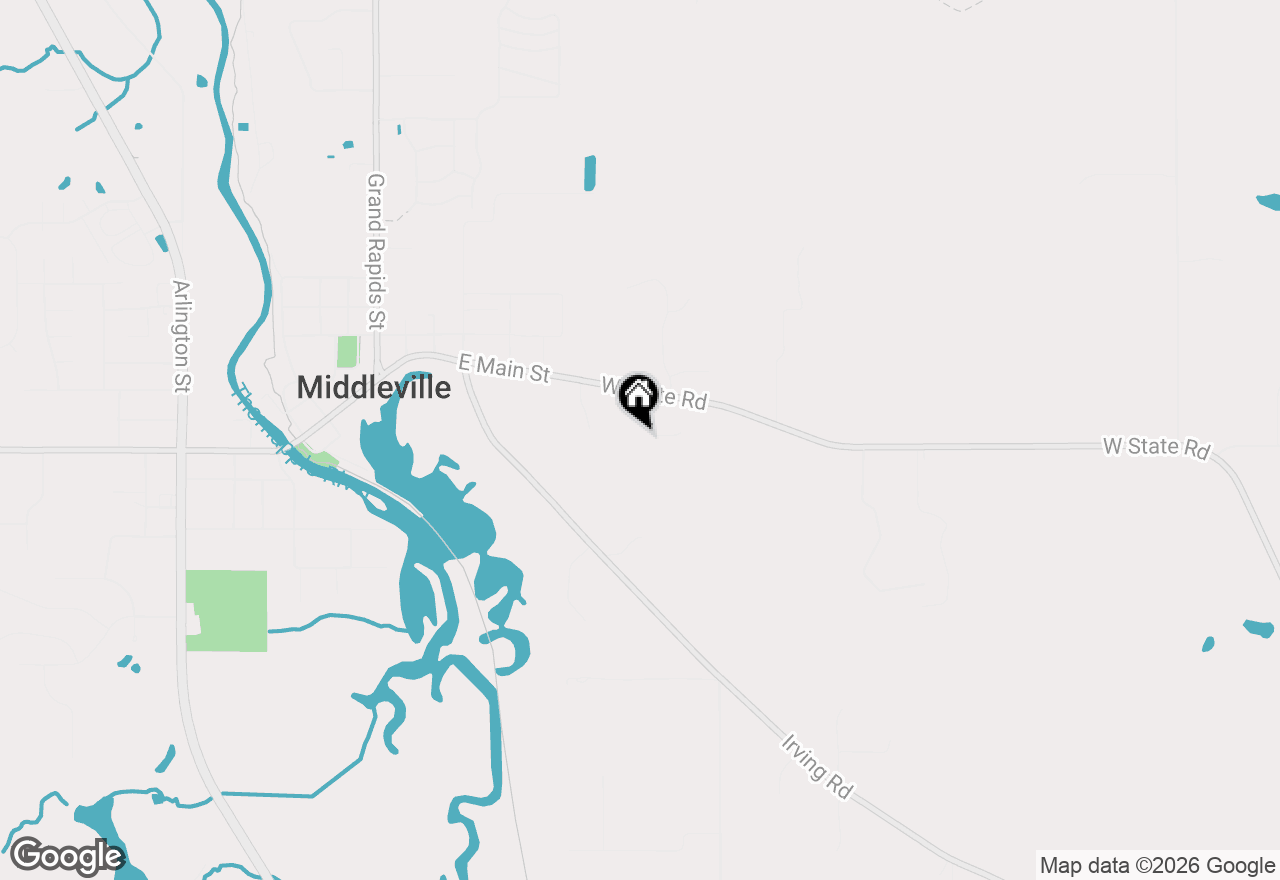 Map of 165 Hunters Trail Court, Middleville, MI 49333