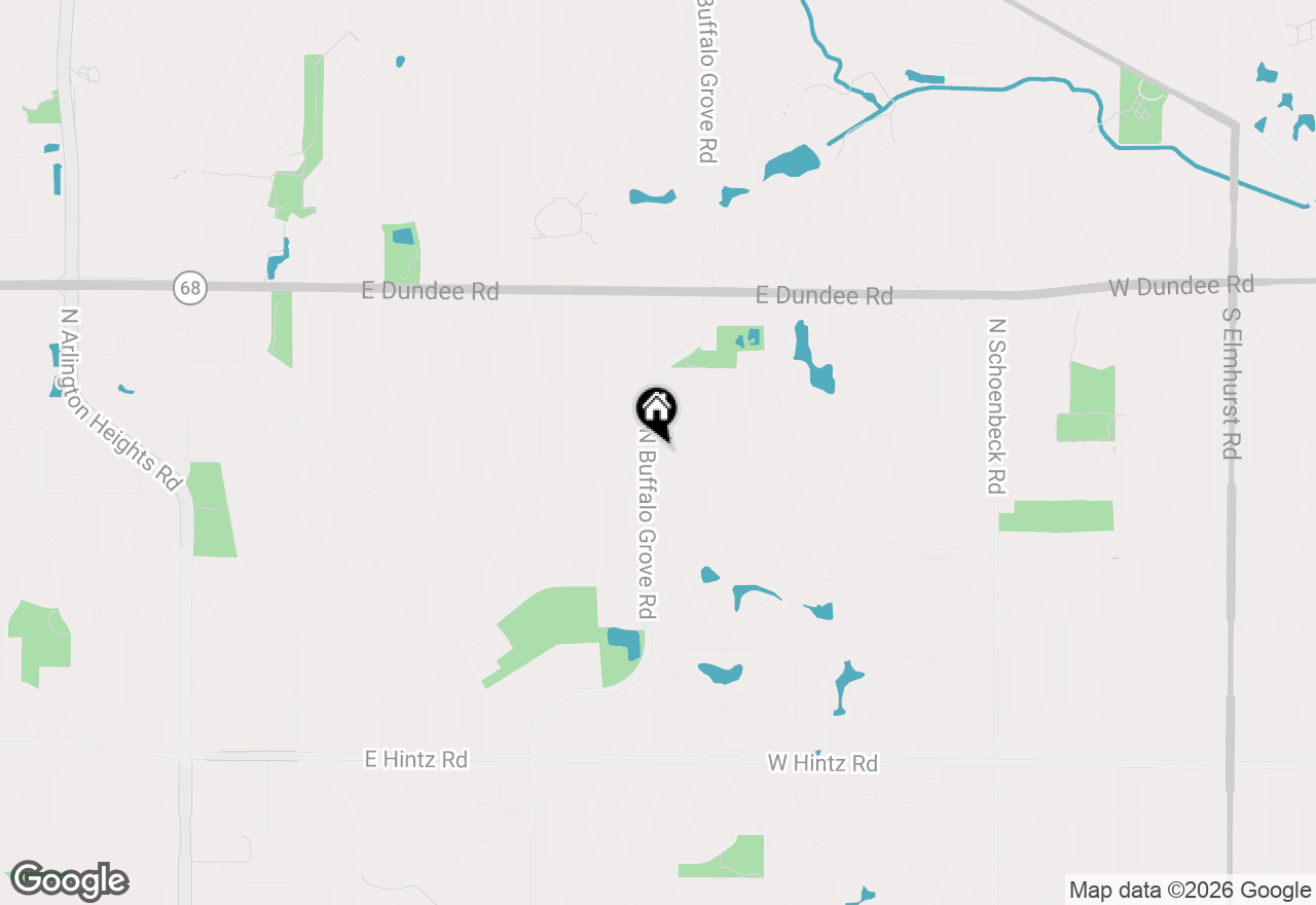 Map of 22 University Drive, Buffalo Grove, IL 60089