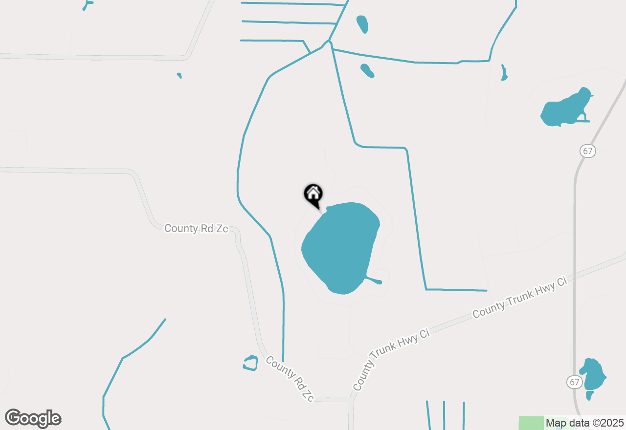 Map of W379S4764 W Pretty Lake Rd, Dousman, WI 53118