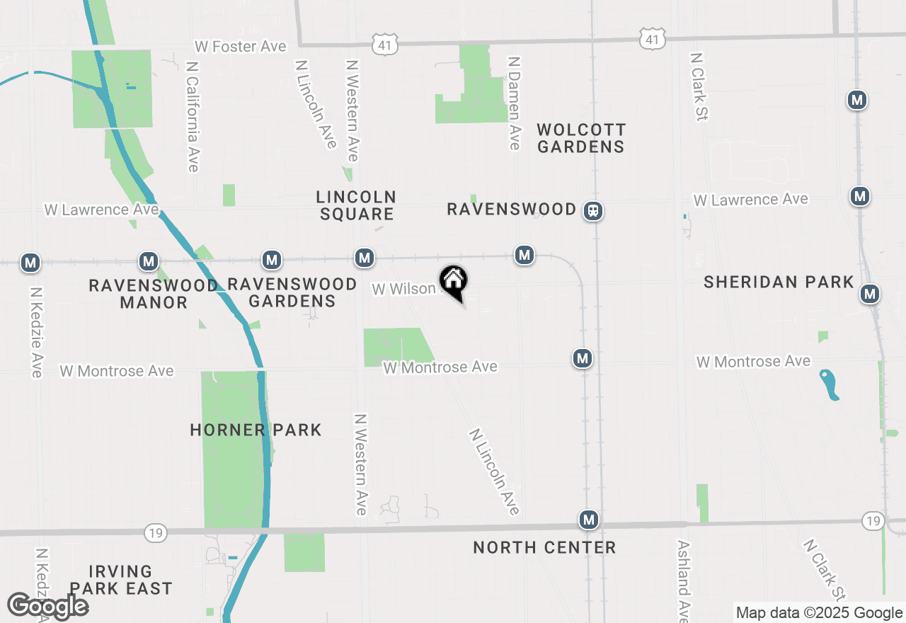 Map of 2163 W Windsor Avenue, Chicago, IL 60625