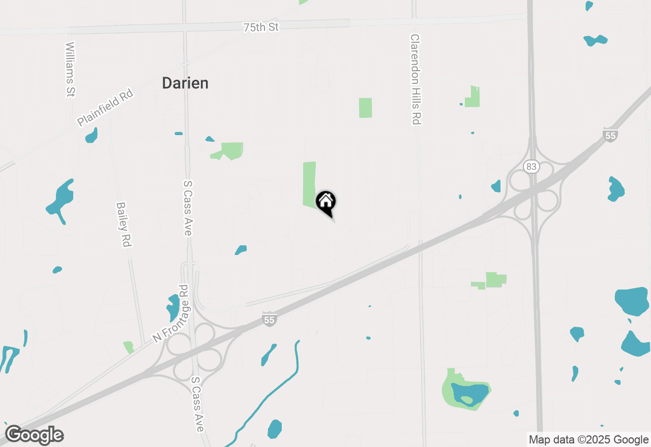 Map of 8128 Portsmouth Drive, Darien, IL 60561