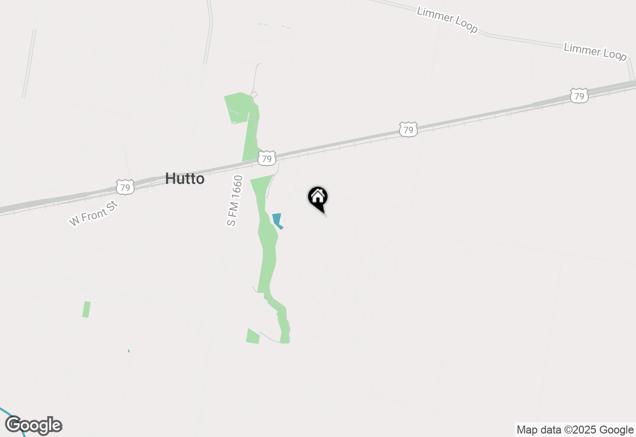 Map of 206 Low Bramble Dr, Hutto, TX 78634