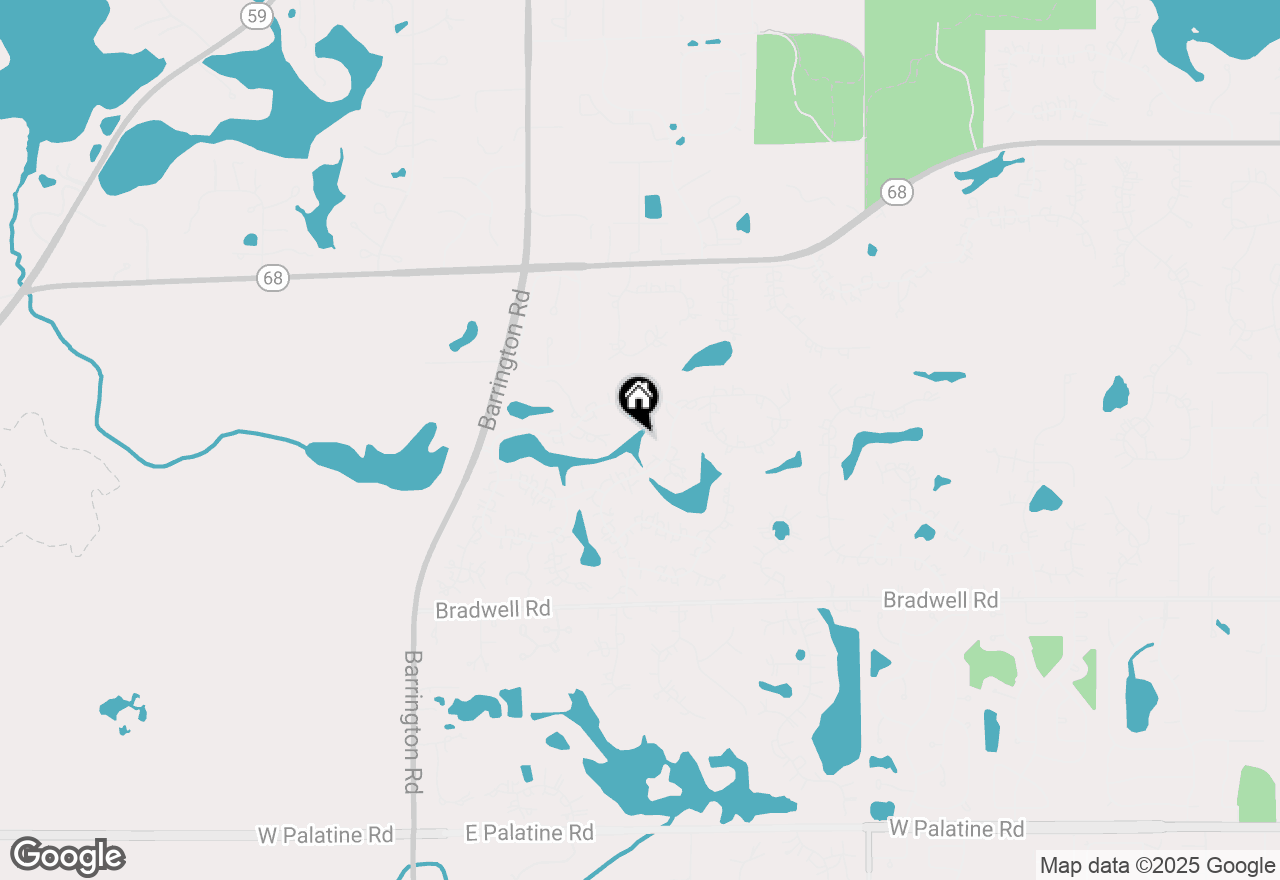 Map of 1340 Macalpin Drive, Inverness, IL 60010