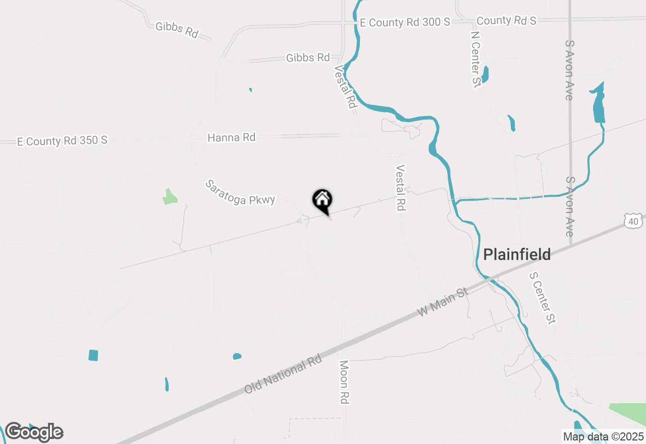 Map of 4447 E Connaught Drive, Plainfield, IN 46168