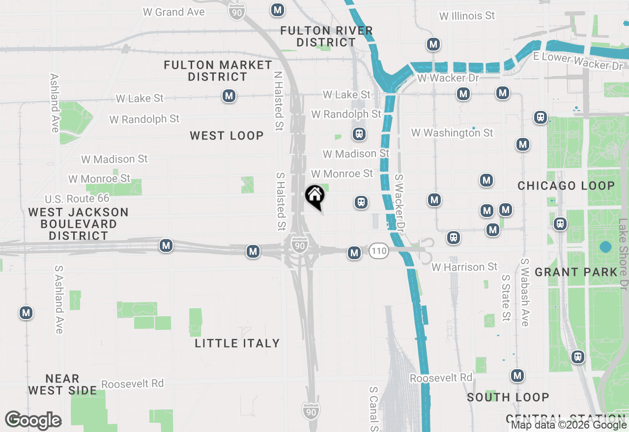 Map of 701 W Jackson Boulevard #607, Chicago, IL 60661