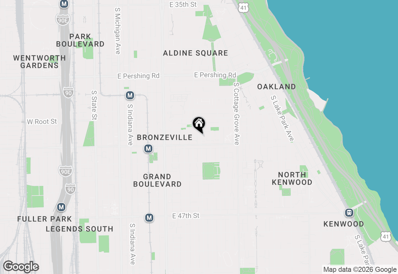 Map of 4234 S St Lawrence Avenue, Chicago, IL 60653