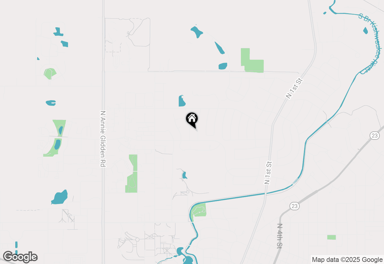 Map of 1530 Crayton Circle, Dekalb, IL 60115