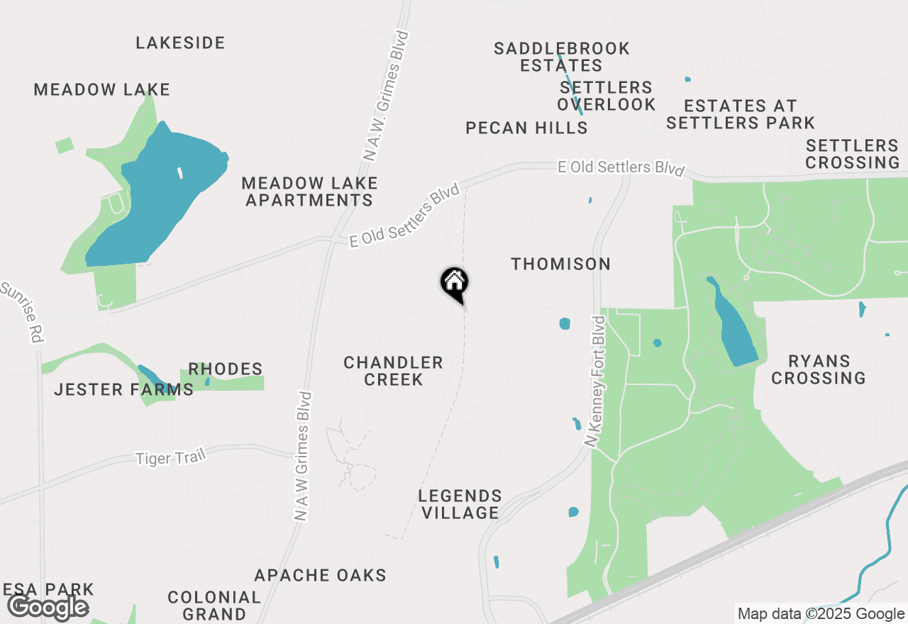 Map of 708 Ranier Ln, Round Rock, TX 78665